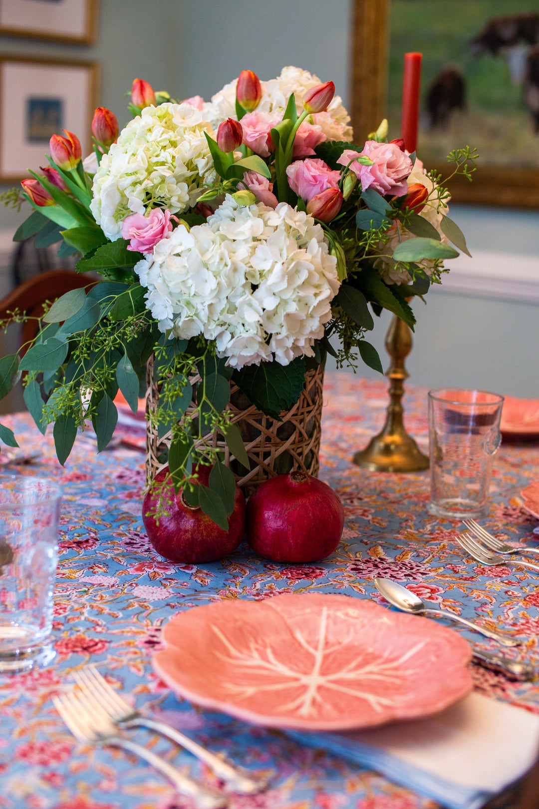 Vintage Pink Cabbage Plates, Set of 4 – Tuckahoe Home